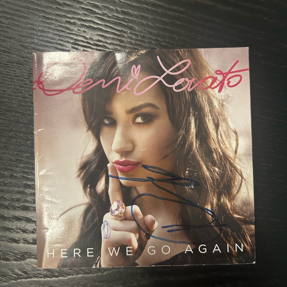 Demi Lovato 'Here We Go Again' CD Cover